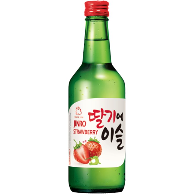 韩国JINRO西柚味真露烧酒 蒸馏酒 13%vol 360ml